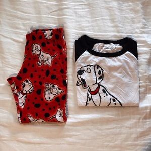 SOLD 101 dalmatians pajamas